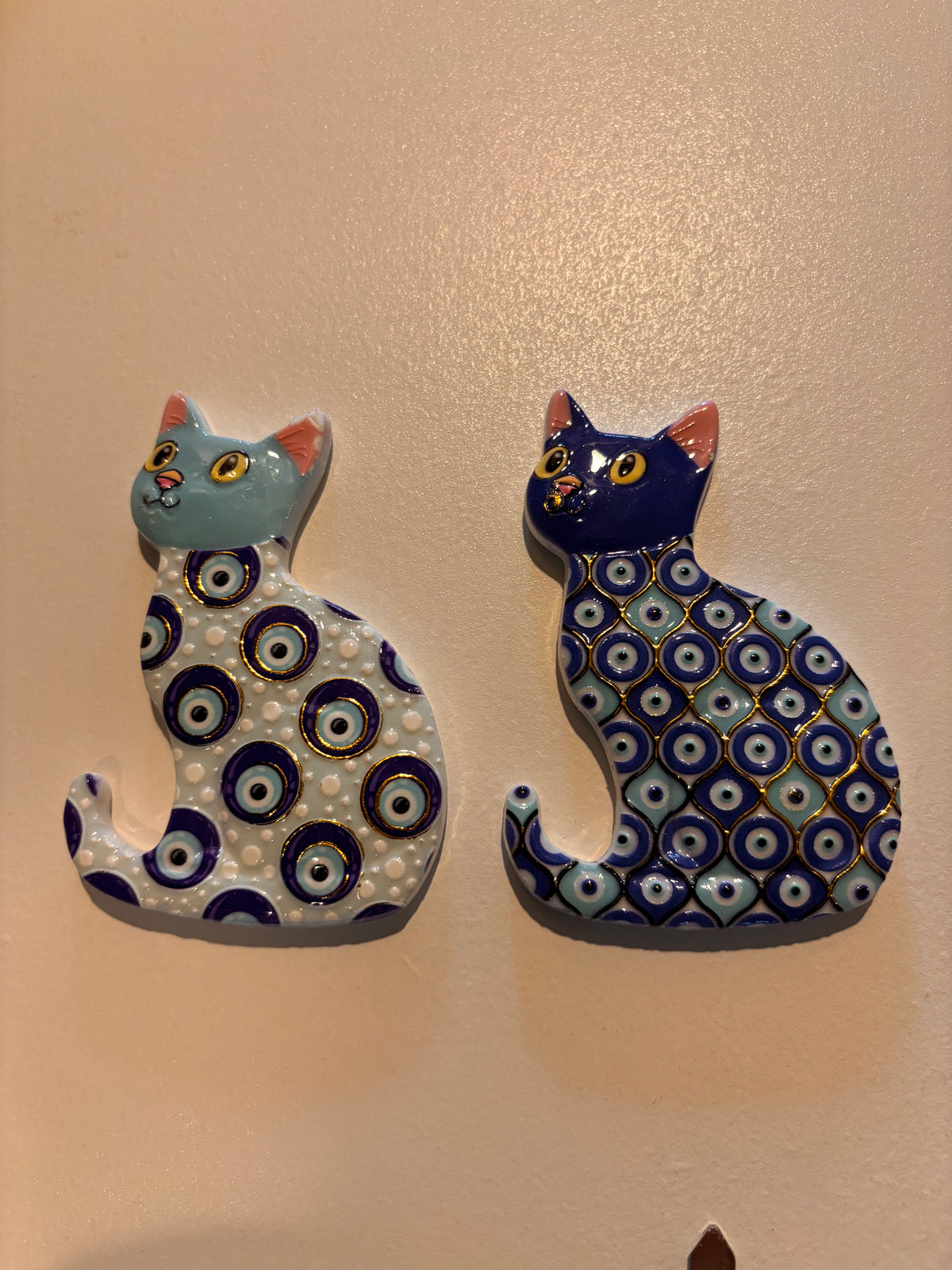 Evil Eye Cat Fridge Magnetic Decor