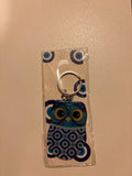 Evil Eye Owl Keychain