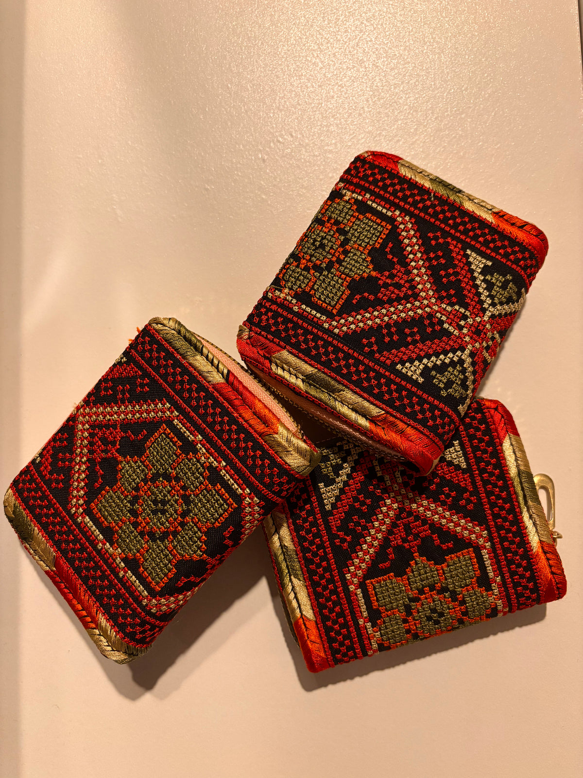 Traditional Palestinian Embroidered women wallet