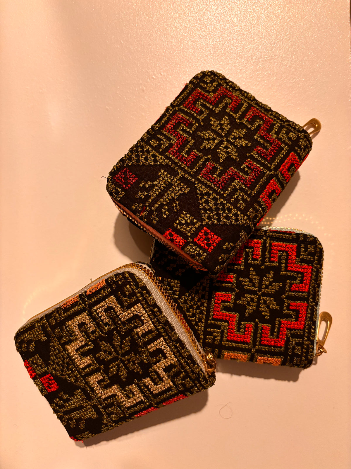 Traditional Palestinian Embroidered women wallet